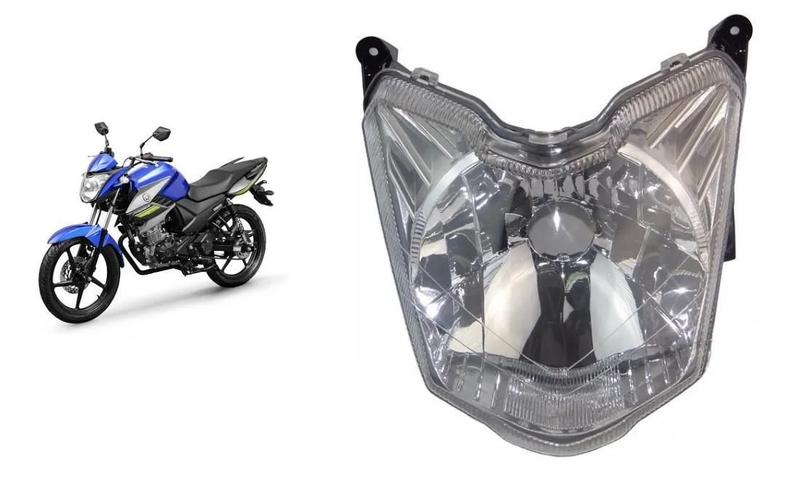 Imagem de Bloco Ótico Globo Do Farol Yamaha Fazer 150 Ano 2014 A 2019