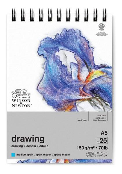 Imagem de Bloco Papel Desenho Winsor & Newton 150g A5 25 Folhas