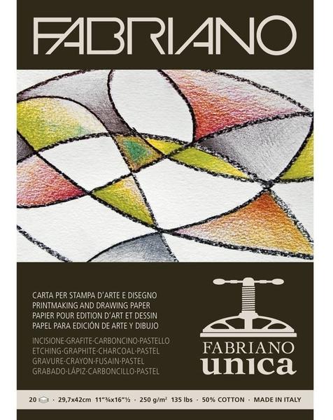 Imagem de Bloco Papel Para Gravura Unica Fabriano 250g/m² 29,7x42cm