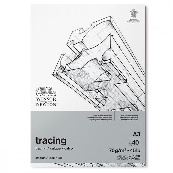 Imagem de Bloco Papel Vegetal Winsor & Newton 70g A3 40 Folhas