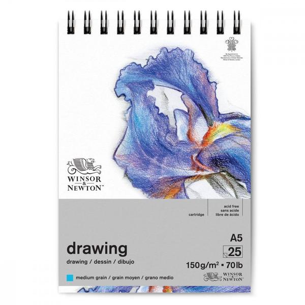 Imagem de Bloco Papel Winsor & Newton Drawing 150g 25 Folhas A5