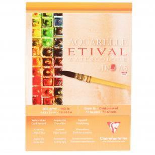 Imagem de Bloco para Aquarela Clairefontaine Etival 300g/m² A5