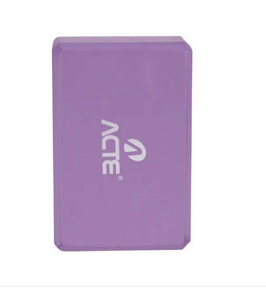 Imagem de Bloco Para Exercícios - Pilates e Yoga T60-rx - Roxo Acte Sports