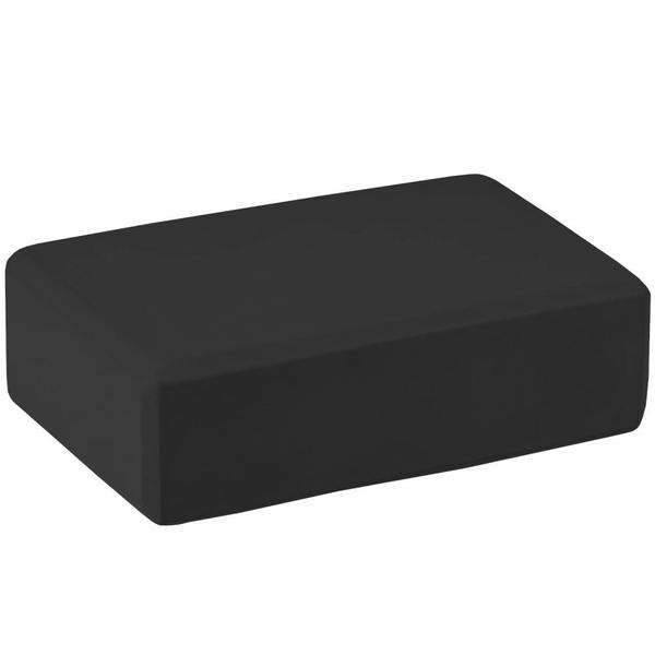 Imagem de Bloco para Yoga Eva Preto 21 X 11 Cm  Mundo da Borracha 