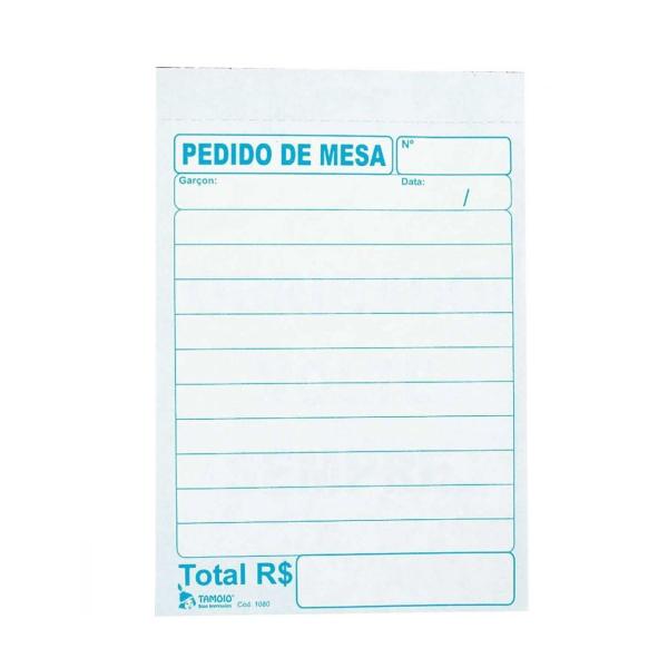 Imagem de Bloco Pedido de Mesa  Kit 20 C/ Carbono Para Comércio 2 Vias