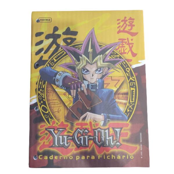 Imagem de Bloco Refil Caderno Fichário 96 Folhas Pautadas Yugioh