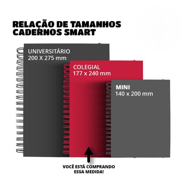 Imagem de Bloco Refil P/ Caderno Smart  96 Folhas Rosa Decorada Médio Dac