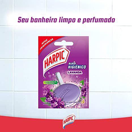 Imagem de Bloco Sanitário Lavanda com Óleo Essências Limpa e Perfuma