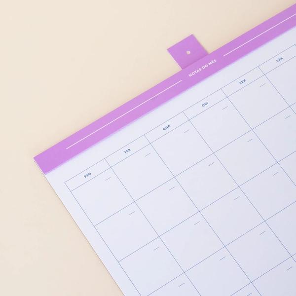 Imagem de Bloco Schizzibooks Planner Mensal Mirtilo 36 x 26 cm