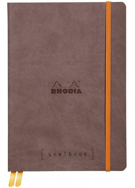 Imagem de Bloco Sketch Bullet Journal Goalbook Rhodia Couro Chocolate