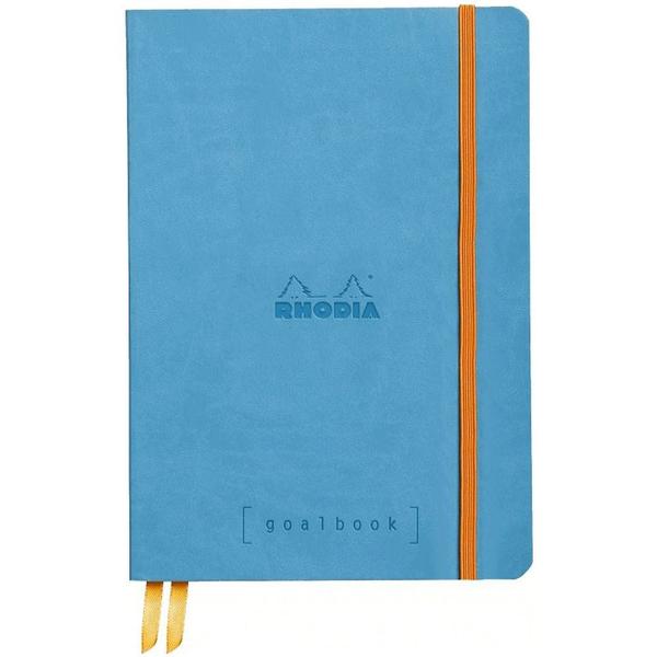 Imagem de Bloco Sketch Bullet Journal Goalbook Rhodia Couro Turquoise