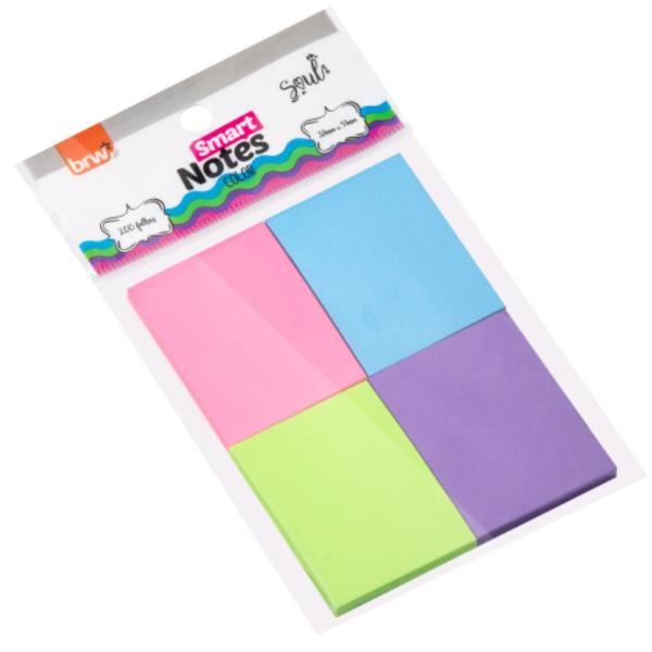 Imagem de Bloco Smart Notes Color Com 200 Folhas BA3891 Brw