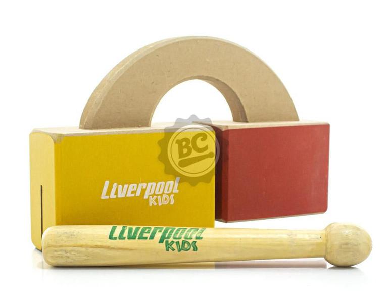 Bloco Sonoro Liverpool Kids Duplo com Baqueta (Musicalização Infantil) 5525 Imagem de Bloco Sonoro Liverpool Kids Duplo com Baqueta (Musicalização Infantil) 5525