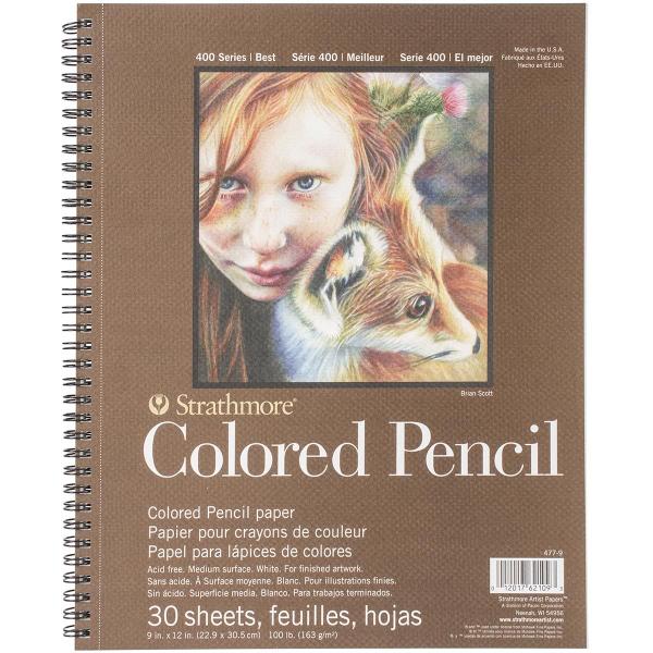 Imagem de Bloco Strathmore Color Pencil 163g 22,9x30,5 30f