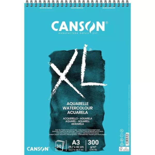 Imagem de Bloco XL Aquarelle 300 g/m² A-3 29,7 x 42,0 cm com 30 Folhas Canson