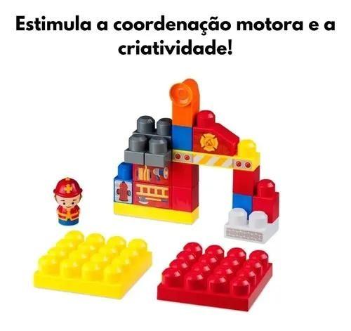 Imagem de Blocos Bombeiros Sortido Multikids