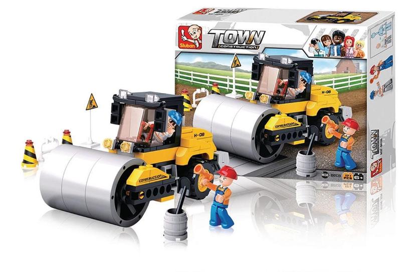 Imagem de Blocos Construção Rolo Compressor 171pcs - Multikids Multilaser - BR828