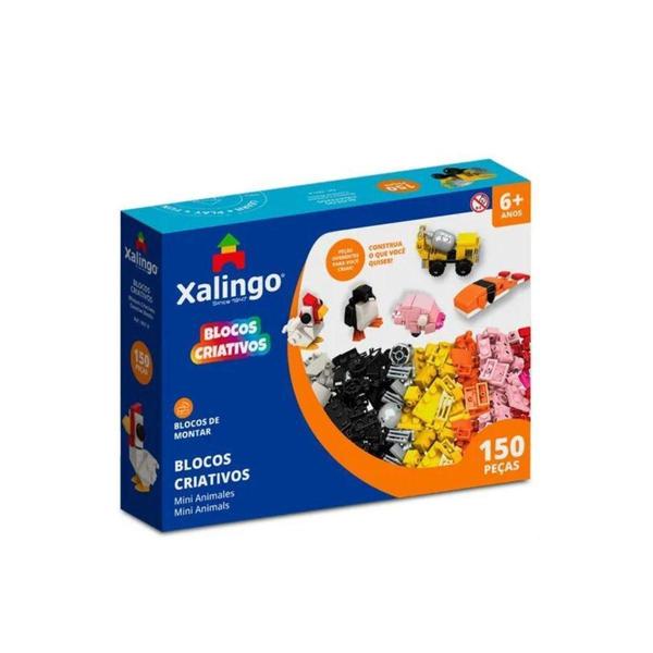 Imagem de Blocos Criativo Brinquedo Infantil Com 150 Peças Xalingo