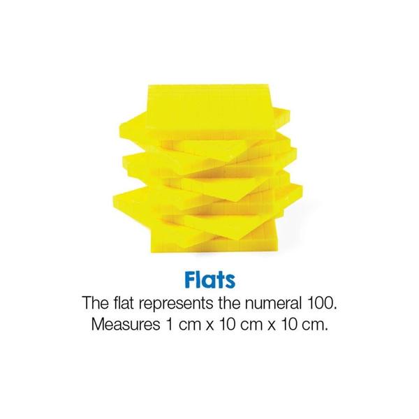 Imagem de Blocos de Base Dez Amarelos hand2mind, Divisões, Valor Posicional, Cubos de Contagem Matemática Infantil (10)