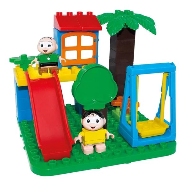 Blocos De Brinquedo Turma Da Mônica No Parque Monte Líbano Imagem de Blocos De Brinquedo Turma Da Mônica No Parque Monte Líbano