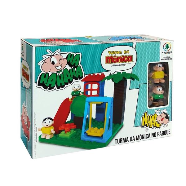 Blocos De Brinquedo Turma Da Mônica No Parque Monte Líbano Imagem de Blocos De Brinquedo Turma Da Mônica No Parque Monte Líbano