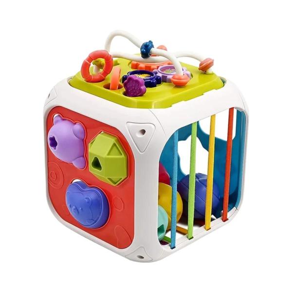 Blocos de Classificação de Formas Montessori para Bebês (6 a 12 Meses) - Brinquedos Educativos Coloridos Imagem de Blocos de Classificação de Formas Montessori para Bebês (6 a 12 Meses) - Brinquedos Educativos Coloridos