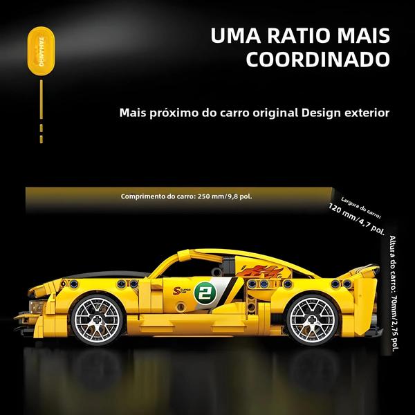 Imagem de Blocos De Construção De Carro De Corrida De Luxo Para Meninos 451PCS City Speed Auto Vehicle Super