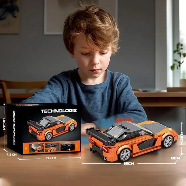 Imagem de Blocos De Construção De Carros Esportivos RX7 Para Crianças 367PCS Clássico Modelo De Veículo Urbano