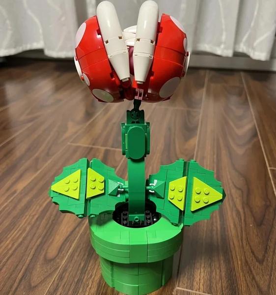 Blocos De Construção De Modelo De Planta Super Mario 540pcs