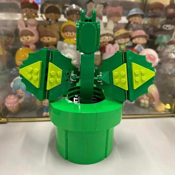 Blocos De Construção De Modelo De Planta Super Mario 540pcs