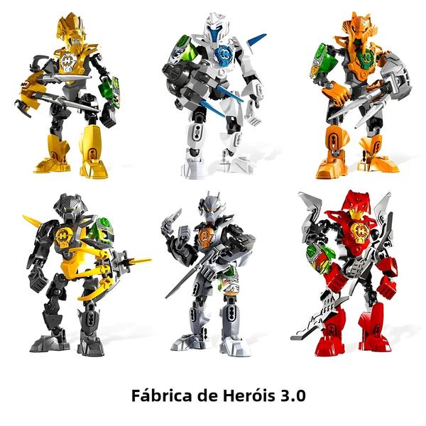 Blocos de Construção Herói Fábrica Estrela Guerreiro Biônico Furno Evo - Robô Mech Imagem de Blocos de Construção Herói Fábrica Estrela Guerreiro Biônico Furno Evo - Robô Mech