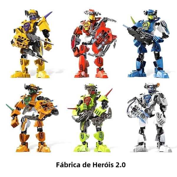 Blocos de Construção Herói Fábrica Estrela Guerreiro Biônico Furno Evo - Robô Mech Imagem de Blocos de Construção Herói Fábrica Estrela Guerreiro Biônico Furno Evo - Robô Mech