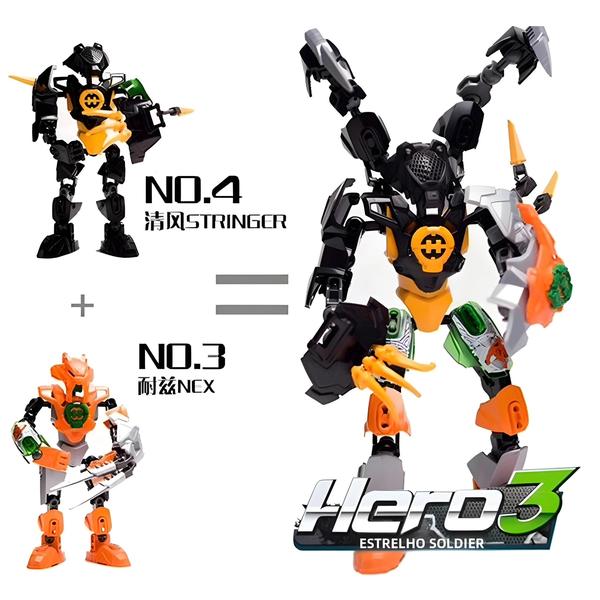 Blocos de Construção Herói Fábrica Estrela Guerreiro Biônico Furno Evo - Robô Mech Imagem de Blocos de Construção Herói Fábrica Estrela Guerreiro Biônico Furno Evo - Robô Mech