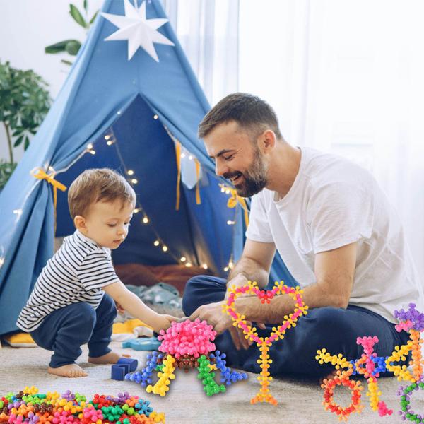 Imagem de Blocos de construção KASHIAOTE 250 peças de brinquedos STEM para crianças a partir de 3 anos