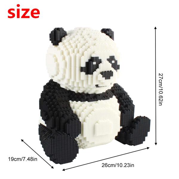 Imagem de Blocos de construção Larcele Panda Micro Animal 7812 peças