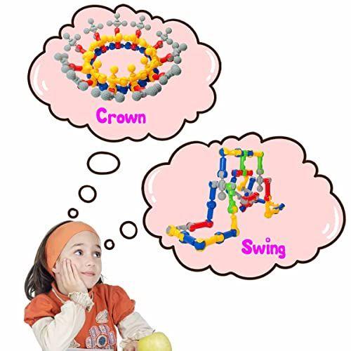 Imagem de Blocos de Construção para Crianças, Brinquedos STEM para Meninos e Meninas, Playset de Brinquedos Divertidos para Crianças Criativas, Atividades Educacionais (70 PCS)