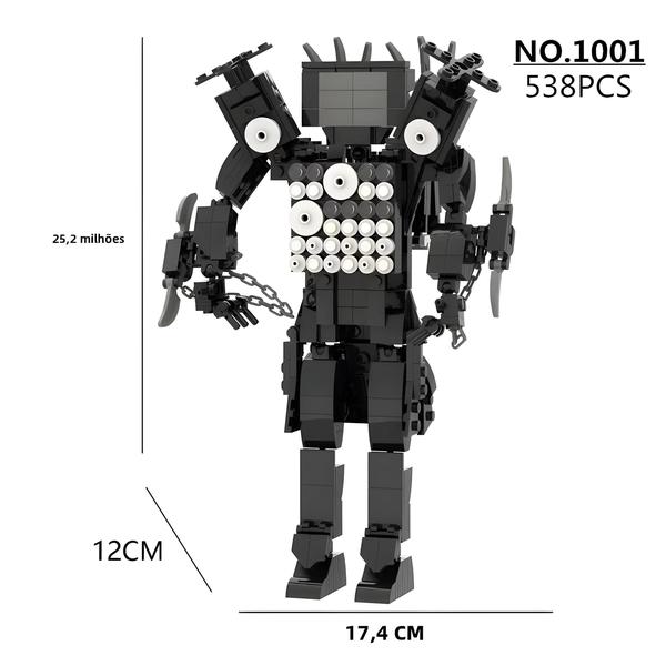 Imagem de Blocos de Construção Skibidi Toilet Titan Series - Brinquedo DIY para Crianças