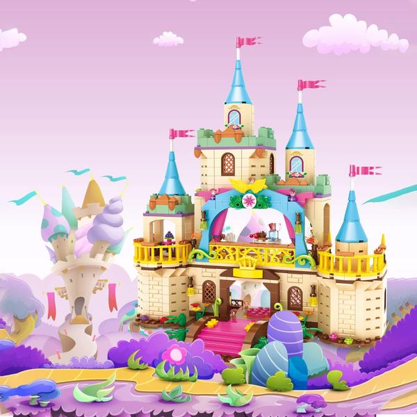 Imagem de Blocos de construção Toy Hicfen Girls Princess Castle 807 unidades