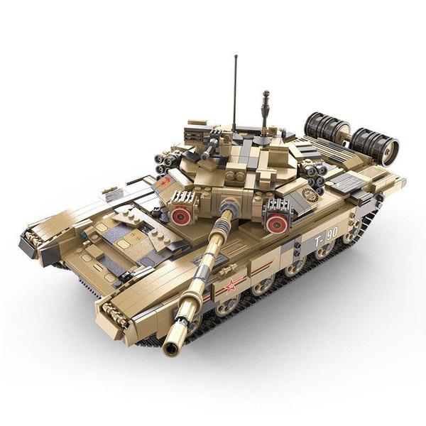 Imagem de Blocos de construção Wokex T90 Main Battle Tank WW2 Army 1722 unidades