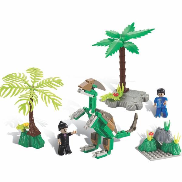 Imagem de Blocos de Encaixe Dino Saga Operação Oviraptor Dinossauros - 112 peças - Xalingo