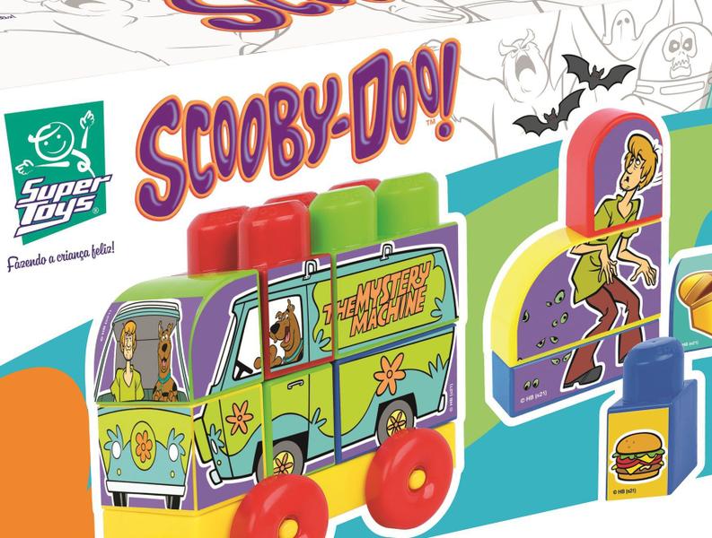 Imagem de Blocos De Montar 20 Pçs Scooby Doo Supertoys