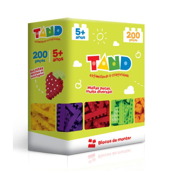 Imagem de Blocos De Montar 200 Peças Tand Kids Toyster 002419