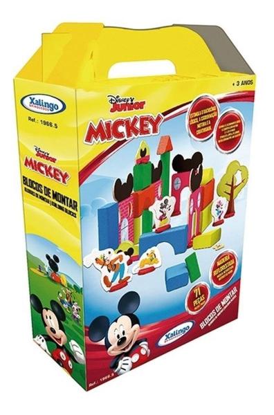 Imagem de Blocos De Montar 71 Peças Mickey Disney  - Xalingo