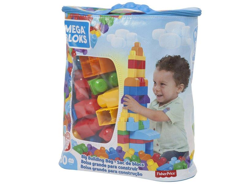 Imagem de Blocos de Montar 80 Peças Mega Bloks - First Builders DCH63 Fisher-Price