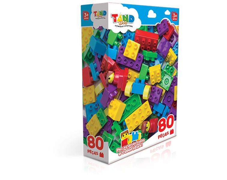 Imagem de Blocos De Montar 80 Peças Tand Kids Toyster 002296