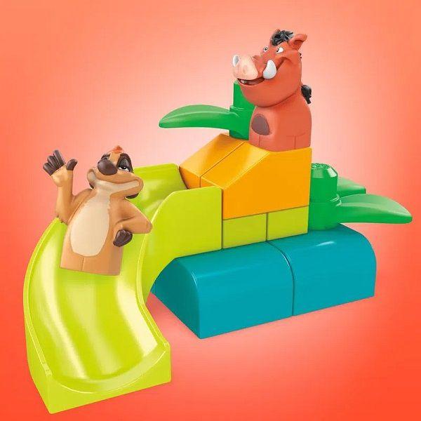 Imagem de Blocos de Montar Balde Mega Bloks Disney Rei Leão - As Aventuras de Simba - First Blocks - 66 Peças - Mattel - GWN57