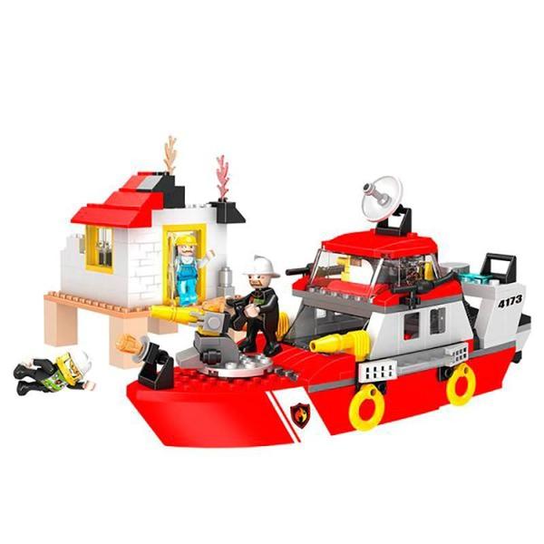 Imagem de Blocos De Montar Barco Dos Bombeiros 316Pcs 4173 - Dorémi