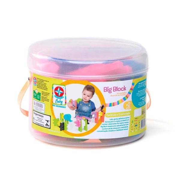 Blocos De Montar Big Block Estrela 1001103000003 Imagem de Blocos De Montar Big Block Estrela 1001103000003