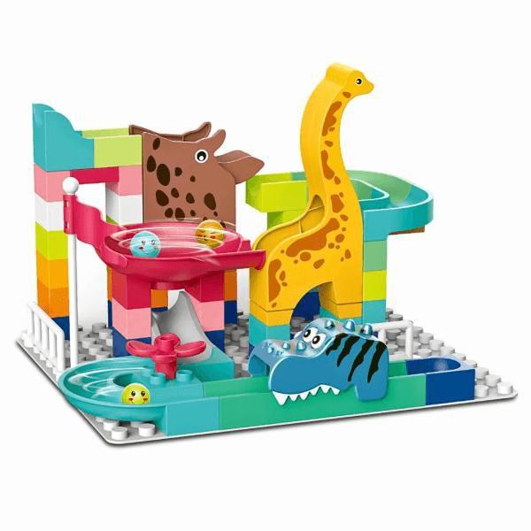 Imagem de Blocos de Montar Blok Blok Dinossauros 62 Peças Zoop Toys