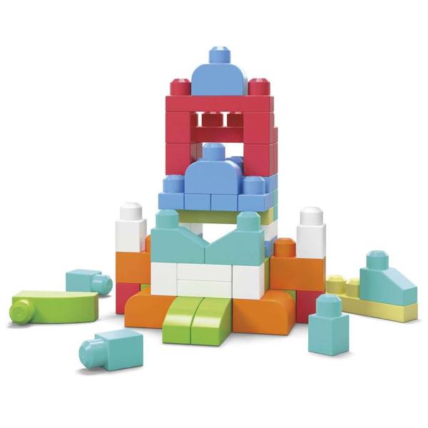 Imagem de Blocos de Montar - Bolsa de Construção - Vermelho - 60 Peças - Mega Bloks - Fisher-Price